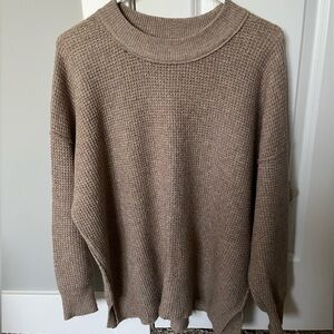 aerie cozyup waffle crew sweater